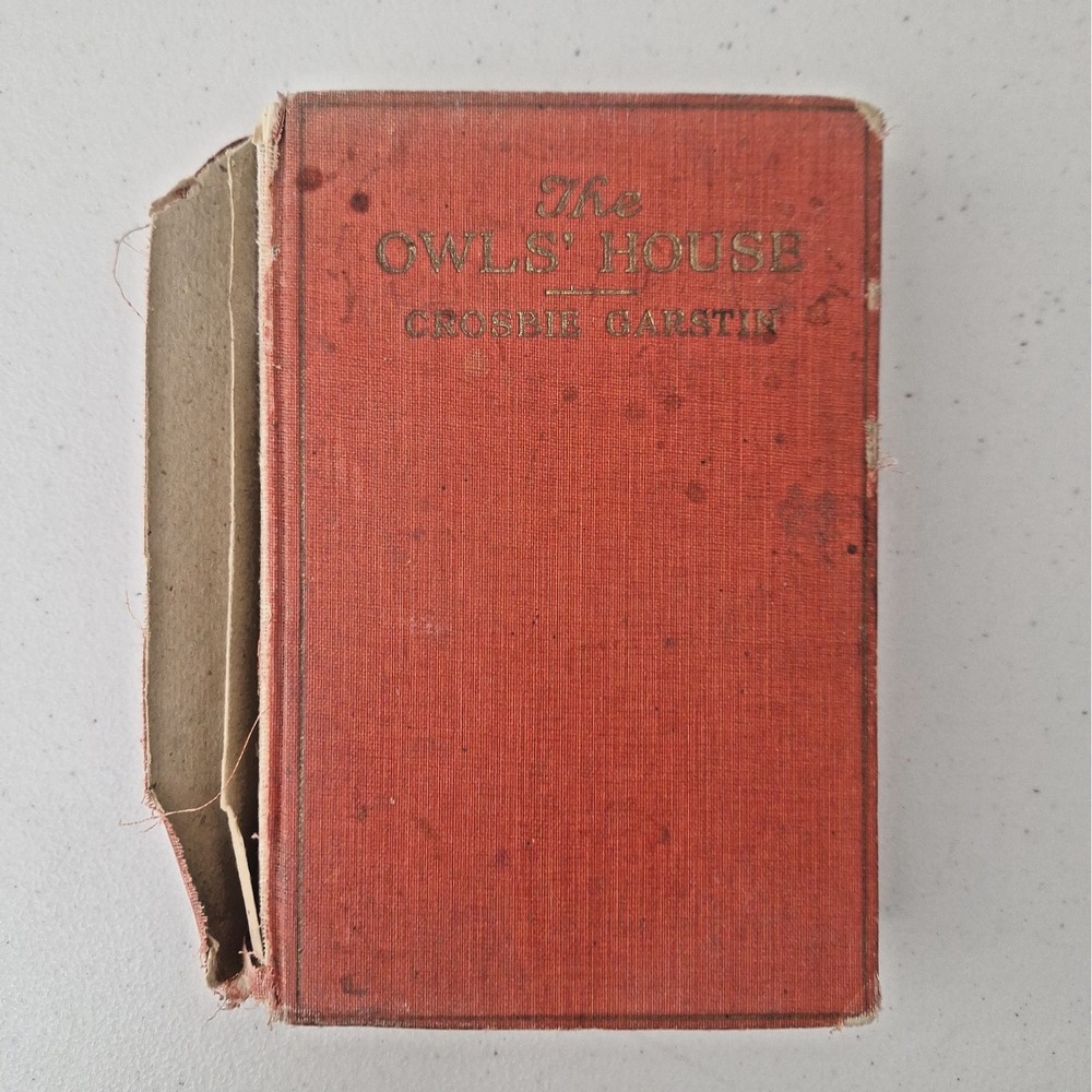 RARE Antique 1923 'The Owl's House' Book by Crosbie Garstin Hardback 1st Edition